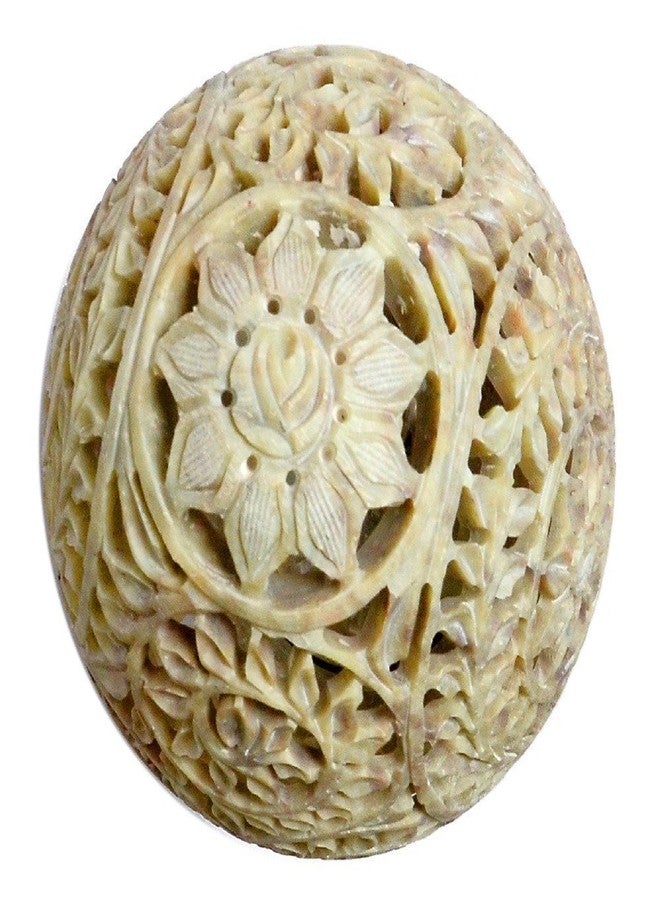 Pooja Creation Shopstone Carved Candel and Tea Light Holder 12cm - Image 3